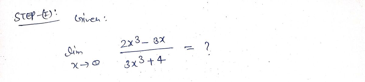 Calculus homework question answer, step 1, image 1